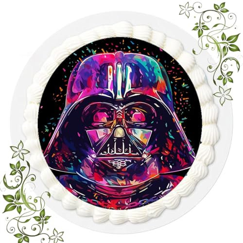 FONDANT Tortenbild, Zuckerbild mit Motiv, Essbares Foto für Torten, Tortenbild, Tortenaufleger Ø 20cm FONDANT Star Wars Nr. 33