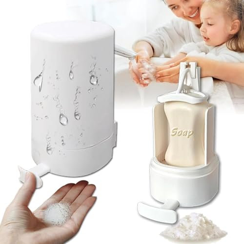 Stück Seifen Mühle, 3 Stufiger Seifen Spender für Stückseife, An der Wand Montierter Dusch Seifenhalter, Wasserdichter Seifenspender, 2024 Neuer Seifen Behälter, für Badezimmerzubehör