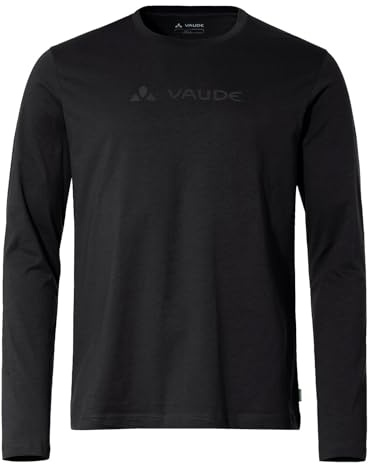 VAUDE Herren Logo LS T-Shirt, funktionell und atmungsaktiv, 100% aus GOTS-zertifizierter Bio-Baumwolle