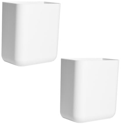 FUNOMOCYA 2 Stücke Boxen Aufbewahrungsbox für die Wand Gestelle Aufbewahrungsbehälter für Kühlschränke schmink aufbewahrung küche aufbewahrungsbox Lagerregale Wandklebeboxen Lagerbehälter