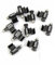 HOUSON 10 PCS Bicycle Oil Hose Fixed, Bicycle Oil Tube Fixed Seat Wire Trap Conversion Seat Adapter Brake Line Holder for Mountain Bike Brake Cable