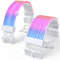 Sirlyr RGB PSU Cable Extension, 28cm/11in ATX 24 Pin & 34cm/13in Dual 8 Pin PCIe ARGB Cable for Gaming PC