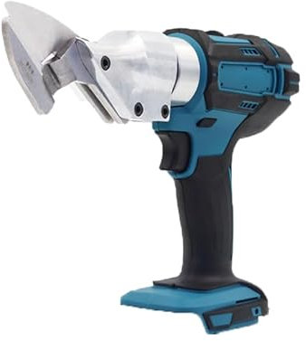 Akku Elektroschere kompatibel mit Makita 18V Akku, Elektrische Blechschere mit 360° drehbarem Kopf, Max. 2 mm Scherendicke für Bleche, Teppiche, Leder, Metall (ohne Akku)