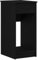 vidaXL Computerschrank mit Schublade Schwarz 35x45x77 cm, PC-Schrank, CPU-Ständer, PC-Ständer, Büroschrank, CPU-Halter, Computer-Tower-Ständer