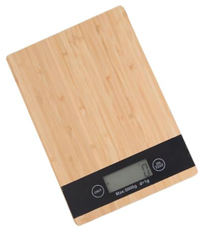 Cabilock Küchenwaage Waage Zum Kochen Backen Tee Kaffee Umweltfreundliches Display mit Hintergrundbeleuchtung Wiegt in G Lb Oz Kg