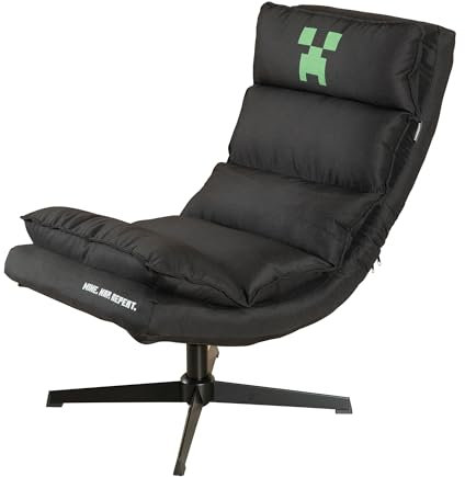 phoenix group AG Sillón Original de Minecraft, Acolchado, Respaldo Ajustable, Giratorio