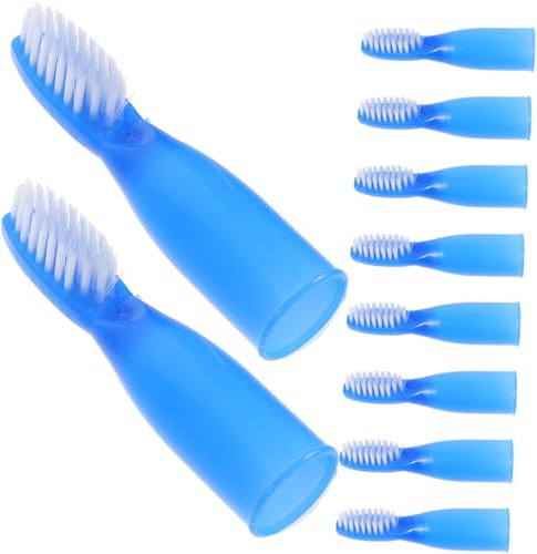 10 Stück Zahnbürste aus Kunststoff Kleiner Nylon mit Kurzem Griff | Kompaktes Design, Ergonomischer Halt, Leicht zu Verstauen und Mitzunehmen, für Zähne und Zahnfleisch