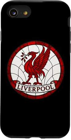 Liverpool Liver Bird Stained Glass Window Print Case for iPhone SE (2020) / 7/8
