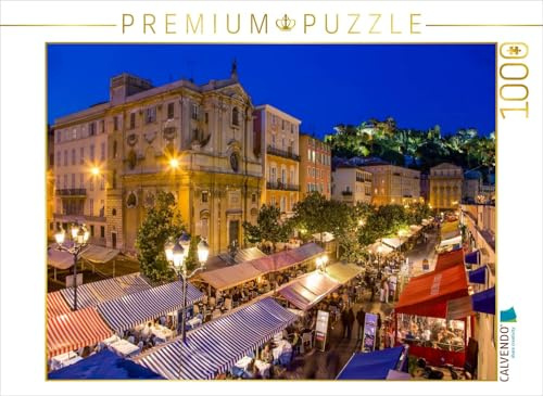 CALVENDO Puzzle Restaurants am Cours Saleya | 1000 Teile Lege-Größe 64 x 48 cm Foto-Puzzle für glückliche Stunden