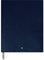 Montblanc Sketchbook 116953 Fine Stationery #149 – Leder Notizbuch A4 liniert mit Softcover – Farbe: Indigo – 272 Seiten