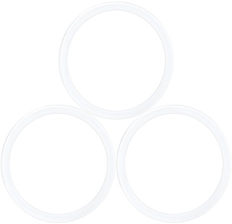 Morella 3 Silikon Ringe Gummiringe für 33 mm Coin Anhänger Coin Träger