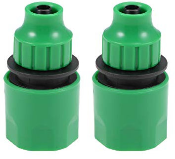 sourcing map Quick Connector Hose Pipe Adapter Fitting 8mm Inner Diameter Hose Tubing for Garden Irrigation System 2pcs