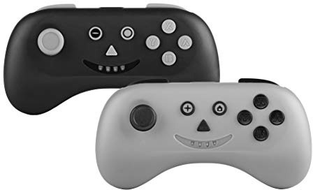 snakebyte MULTI: PLAYCONS -grau/ schwarz - 2 kabellose Wireless Bluetooth Controller für Nintendo Switch u. Lite / Multiplayer Gamepads mit aufladbaren Akkus u. Vibrationseffekt