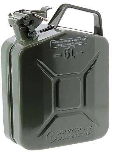 Benzinkanister aus Metall - 5 Liter
