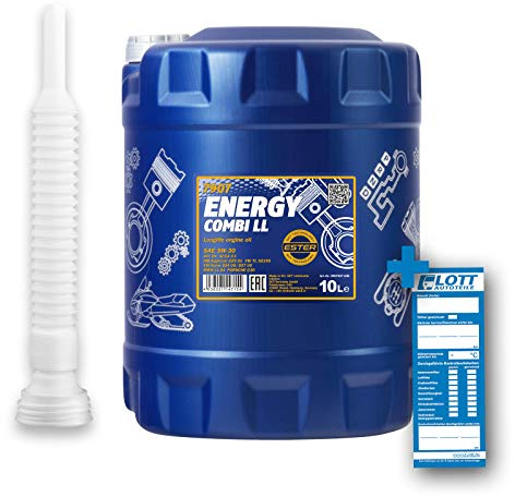 MANNOL 10L MOTORÖL Energy Combi LL 5W-30 + AUSLAUFSCHLAUCH