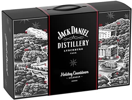 Jack Daniel's Calendario Navidad - 20x50ml Miniaturas de Whiskey de la Familia Jack Daniel's