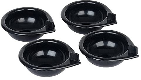 Muddy Hands Pack of 4 - Replacement Black Plastic Egg Poacher Cups