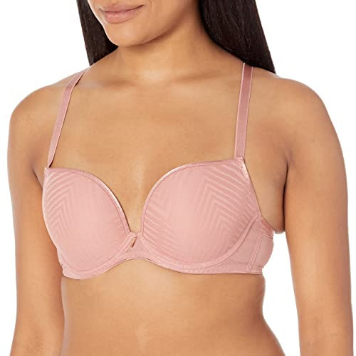 Freya Soutien-Gorge Plongeant moulé à Armatures Shirt, Opaque, Rose pâle, 76,20 cm Femme