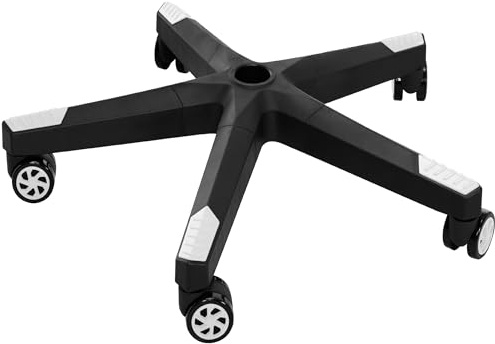Frassie 28 Inch Heavy Duty Nylon Gaming Office Chair Base Replacement Part with 5 Casters
