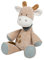 Nattou Kuscheltier aus Baumwolle (Musselin) und Polyester, Giraffe Luna, Wegbegleiter ab der Geburt, Ca. 30 cm, Luna und Axel, Grün / Beige