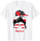 Österreich Mädchen Österreichisches Mädchen Österreich Frau Flagge T-Shirt