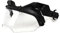 Airsoft Helm mit Schutzbrille und Visier Set, Full-Wrap Military Paintball Schutz Kombination, Visier 90°Verstellbar, für Outdoor-Jagd, CQB Schießen, BBS,Visor transparent