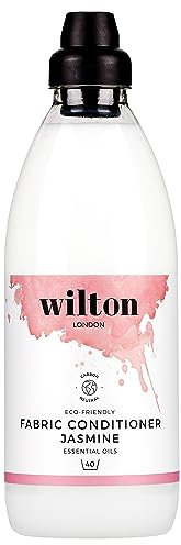 Wilton London Eco-Friendly Fabric Conditioner 40 Washes - Plant-based and Biodegradable Fabric Softner - Packed with Essential Oils - Fresh and Longlasting Jasmine Scent - 1 Litre