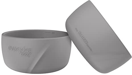 Everyday Baby Silicone Bowl Set - 2 pieces, Quiet Grey 30837 0303 00 01