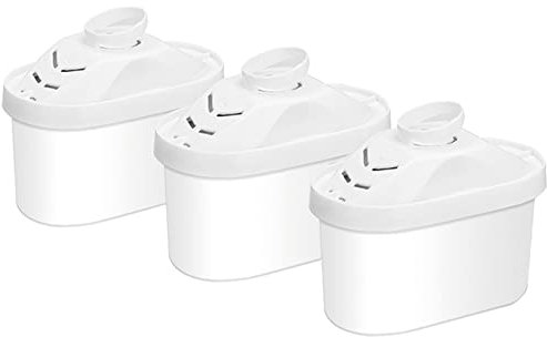 Hskyhan Alkaline Water Filter Cartridge - Replacement Pitcher Water Filters, Improve PH, 7 Stage Filteration System To Purify, 3 Pack