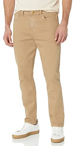 LRG Herren Men's Lifted Research Group Slim Straight Twill Pant Jeans Hose, GRAU, 52