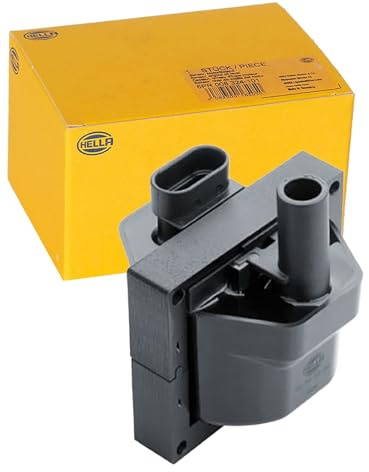 HELLA 5DA 358 168-261 Zündspule - 3-poliger Stecker - Geklemmt | Kompatibel mit: ABARTH 500 / 595 / 695, CADILLAC FLEETWOOD Stufenheck, CHEVROLET ASTRO Extended Cargo Van, ASTRO Kasten