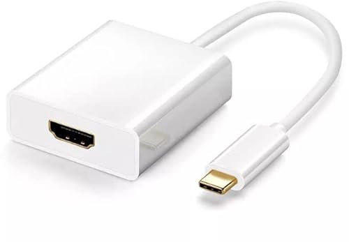 Mr. Gadget's Solutions® Adaptador USB tipo C a HDMI compatible con MacBook 2015, Google Chromebook Pixel o ASUS - Samsung Galaxy S8/S8+/Note8/S9/S9+, Huawei Mate10/Mate10 Pro/P20/P20 Pro