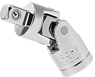 Kozelo Universal Joint Socket Adapter - [1/4 Inch Drive] CR-V Steel for Access Fasteners at Angle Use