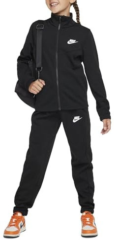 Nike Unisex Kinder Trainingsanzug-fd3067 Trainingsanzug, Black/Black/White, 158-170 EU
