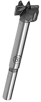 TOP-VIGOR 19mm Forstner Drill Bit, Tungsten Carbide Wood Auger Drill Bit Hole Saw Opener for Woodworking Hinge Hole Drilling Boring Bit Cutter Grey