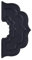 tirador de puerta Manijas de Puerta de Granero Talladas Negro Mate, Barra de Empuje de Puerta Industrial de Doble Cara, Perilla de Hardware Entrada Garaje Acero Inoxidable, Manija Puerta Gabinete (Si