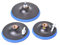 Aqbau® Disco abrasivo con velcro, 115 mm, 125 mm, 150 mm, M14, con adaptador, disco de lijado para taladro y amoladoras angulares, incluye mandril de sujeción, adaptador de almohadilla de pulido