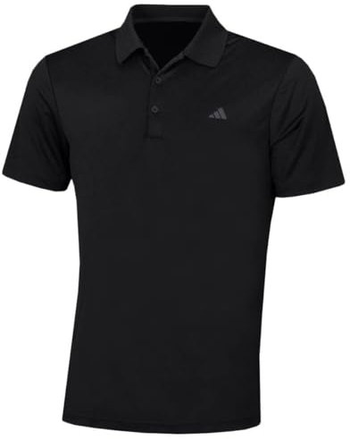 adidas Golf Mens Performance LC Polo Shirt - Black Sport - M