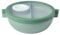 Mepal - Meal Prep Boxen Vita - Bento Schüssel - Brotdose mit Fächern - Extra Fach mit Deckel, Dressing-Deckel & Tablett - Bentobox - 1500 ml - Nordic sage