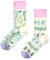 Dedoles Calzini Unisex Donna Uomo & Bambini Calze Cotone con tanti Design divertenti sinistra destra diversi, colore: Viola, disegno: Erbe del giardino, taglia: 39-42