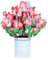 scicent Muttertagskarte Pop Up Karte Blumen 3D Blumenkarte Geburtstagskarte mit Umschlag 3D Grußkarten für Muttertag Danke Valentinstag Kreative Valentinskarte für Verliebte - 29915