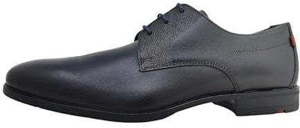 LLOYD Herren Halbschuhe Bosco, Männer Low-Top Sneaker, lose Einlage,schnürschuhe,schnürer,Business,Freizeit, Black, 44 EU / 9.5 UK