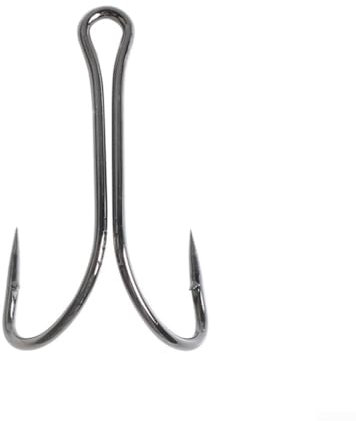 Lot de 50 hameçons doubles en acier au carbone durable pour pêche en eau salée