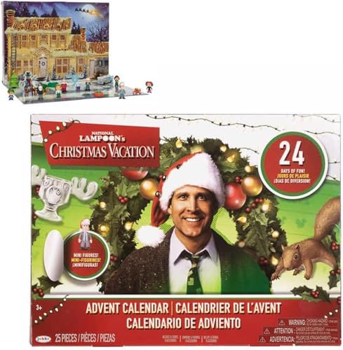 Adventskalender 2024, National Lampoon's Christmas Holiday Adventskalender, 24 Tage National Lampoon Adventskalender, Weihnachten Countdown Sammelspielzeug, für Jun-gen und Mädchen