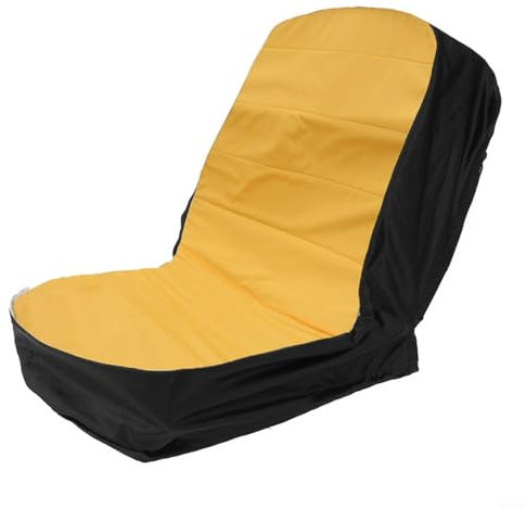 Housse de siège imperméable pour tondeuse à gazon, tracteur, tondeuse à gazon, véhicules agricoles, chariots élévateurs, tracteurs (jaune)