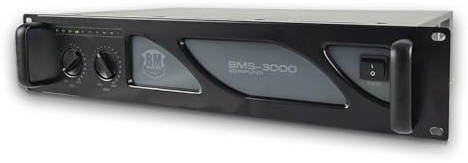 Amplificateur DJ Sono BMSonic BMS-3000-2x1500W - Technologie MOSFET avec Ventilation Continue