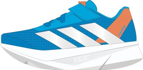adidas Unisex Baby Duramo SL2 Shoes Infants, Lucid Ray Blue/Zero met./Lucid Orange, 3 UK Child