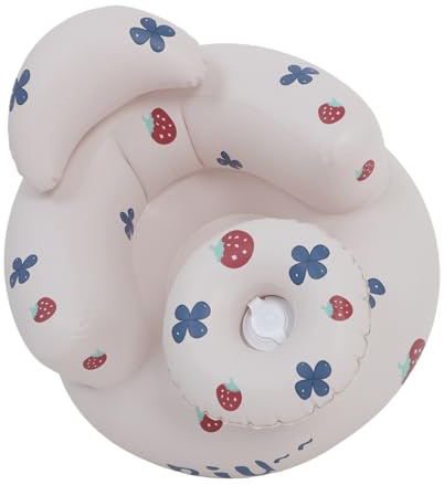 ULDIGI Aufblasbarer Babysitz Für Junge Mädchen Monaten Mit Integrierter Luftpumpe Zum Einfachen Aufblasen Ergonomisches Sitzdesign Für Leicht Tragbar Für Strand Und