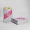 popcornloop Popcorntüten 50 Stück Popcorn Box Tüten CandyBar Hochzeit Papier Süßigkeiten Boxen für Party Papier Behälter Rosa Pink Weiß Snackbox Geschenk Kinder Mädchengeburtstag