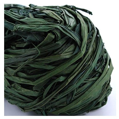 5X Heyda Naturbast 50g blattgrün
